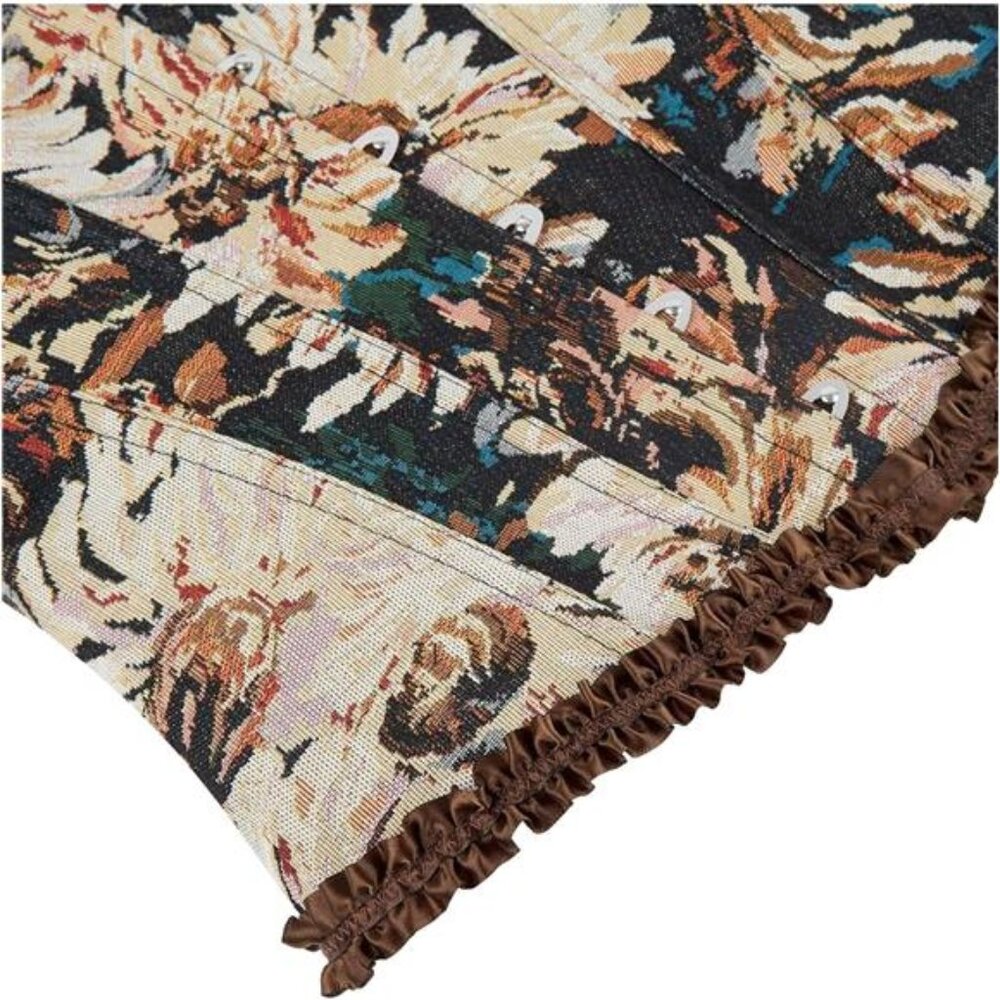 Renaissance Corset Top for Women Brown3 - Picture 6 of 7